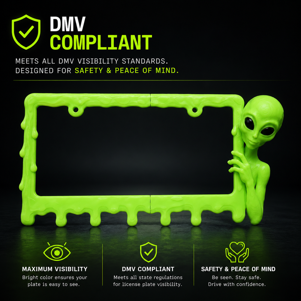 Slime Green alien frame