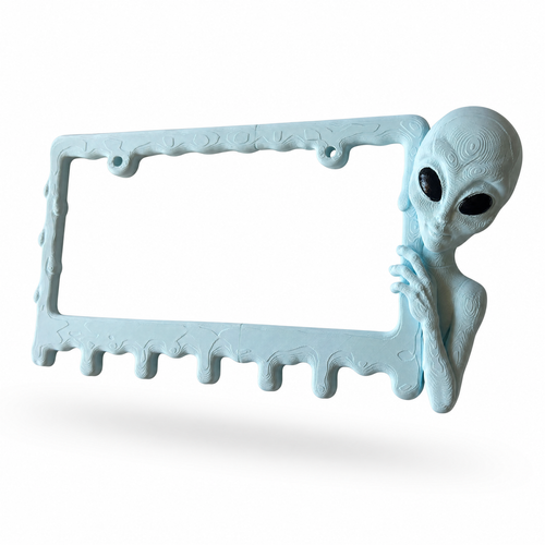 Ice Blue alien frame at a three-quarter angle with soft drop shadow